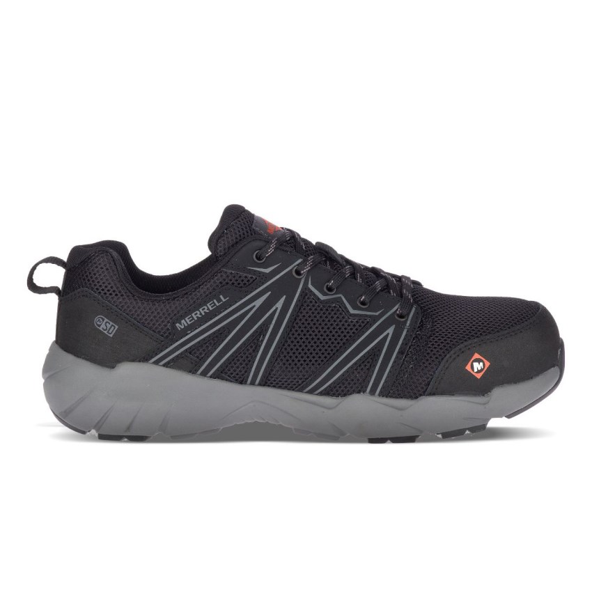 Chaussure de Securite Merrell Fullbench Superlite Alloy Toe SD+ Noir Femme | F.E.XUSV